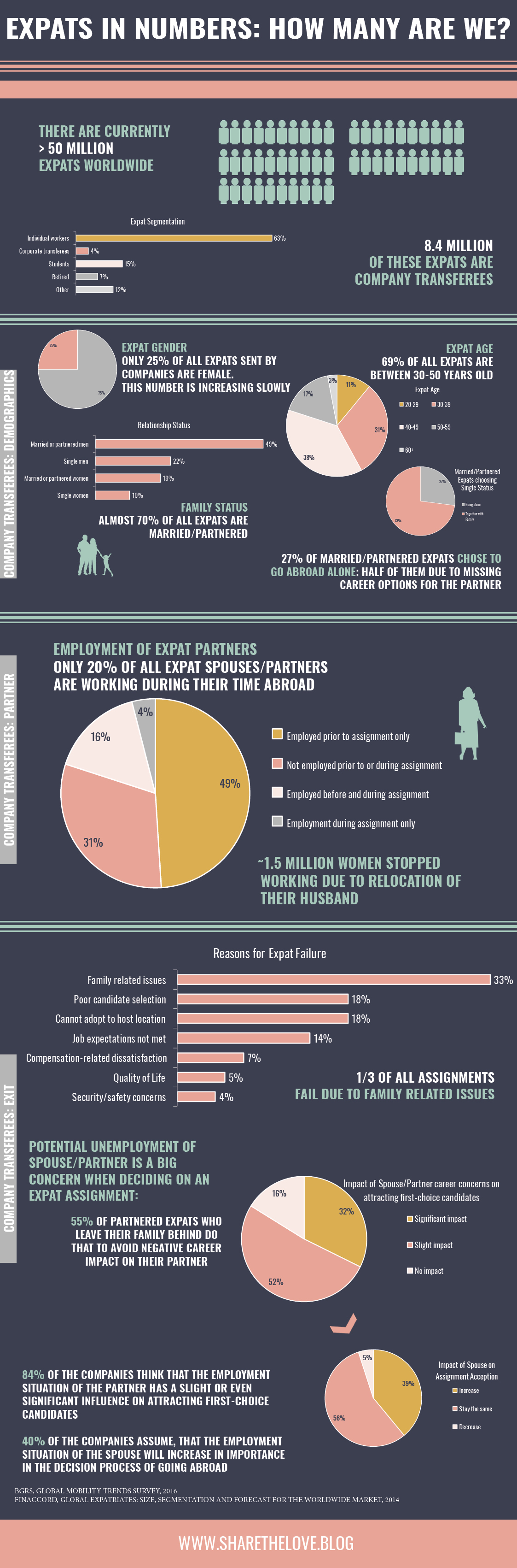 Expat Statistics, Infographic, SharetheLove