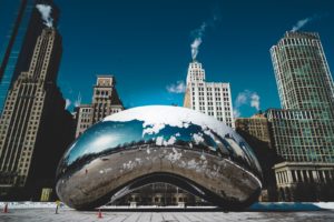 chicago, winter, low temperatures, city, travel guide