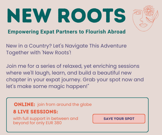 new roots, mastermind program, expat partner, coaching, woman