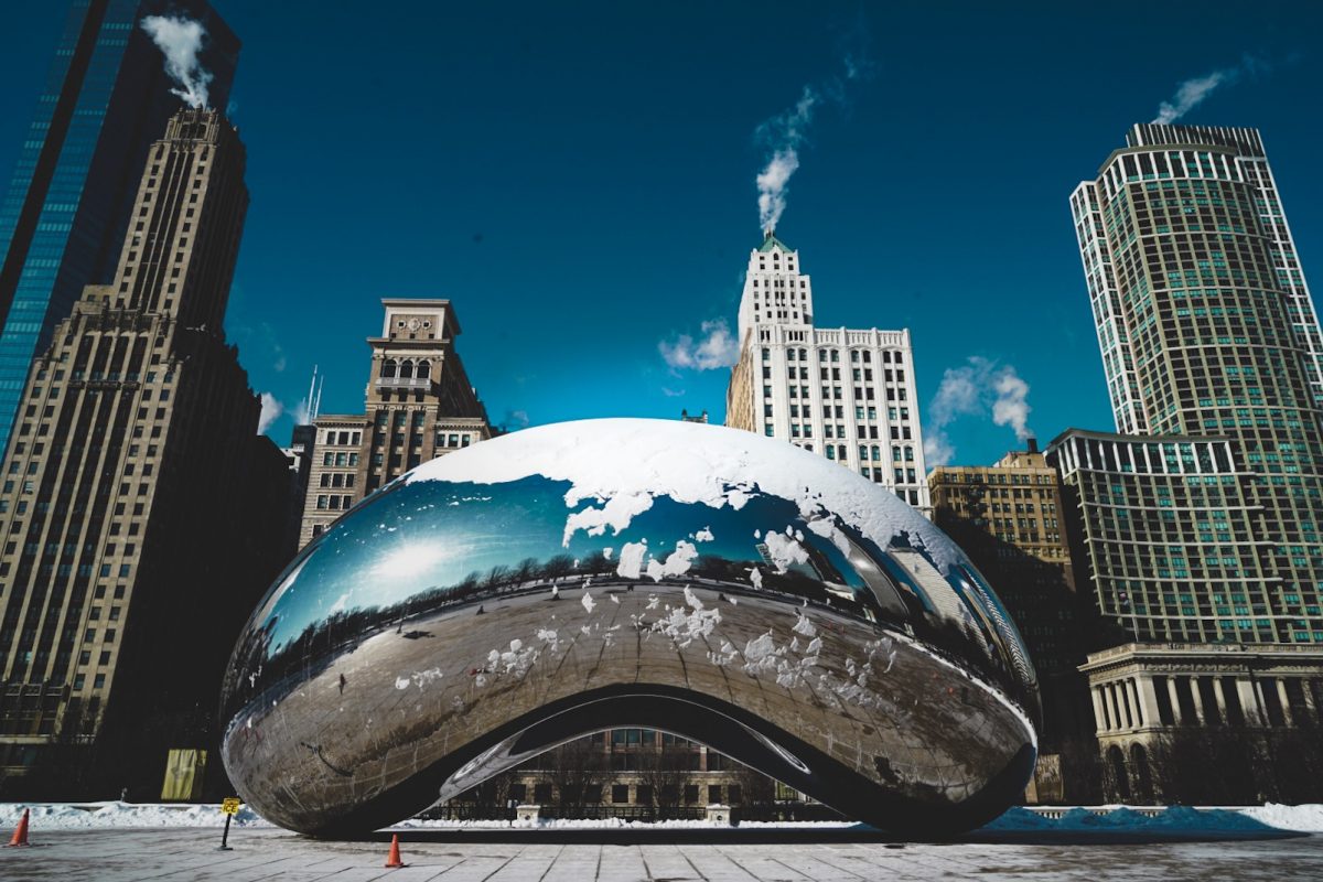 chicago, winter, low temperatures, city, travel guide